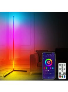   WiFi Okos RGB saroklámpa, állólámpa, hangulatfény - távirányítóval