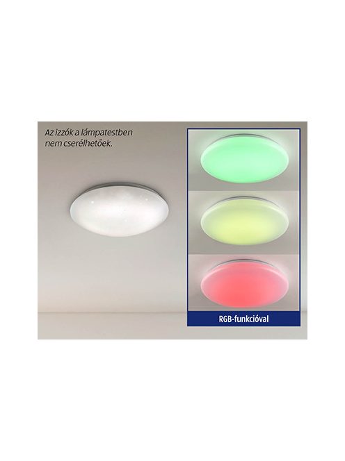Zelux LED smart okos Mennyezeti lámpa 18W RGB 3000-6000K