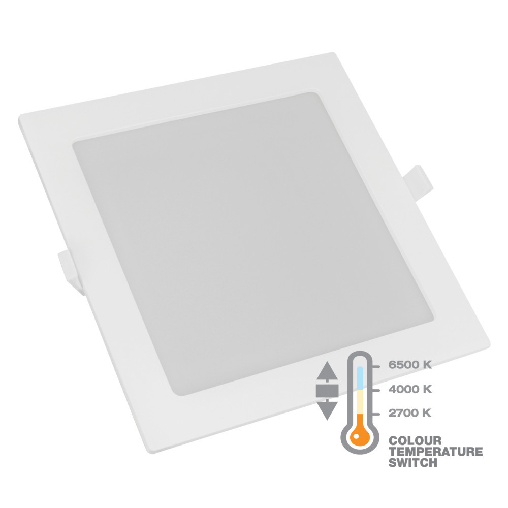LED panel beépíthető négyzet 24W 2700/4000/6500K